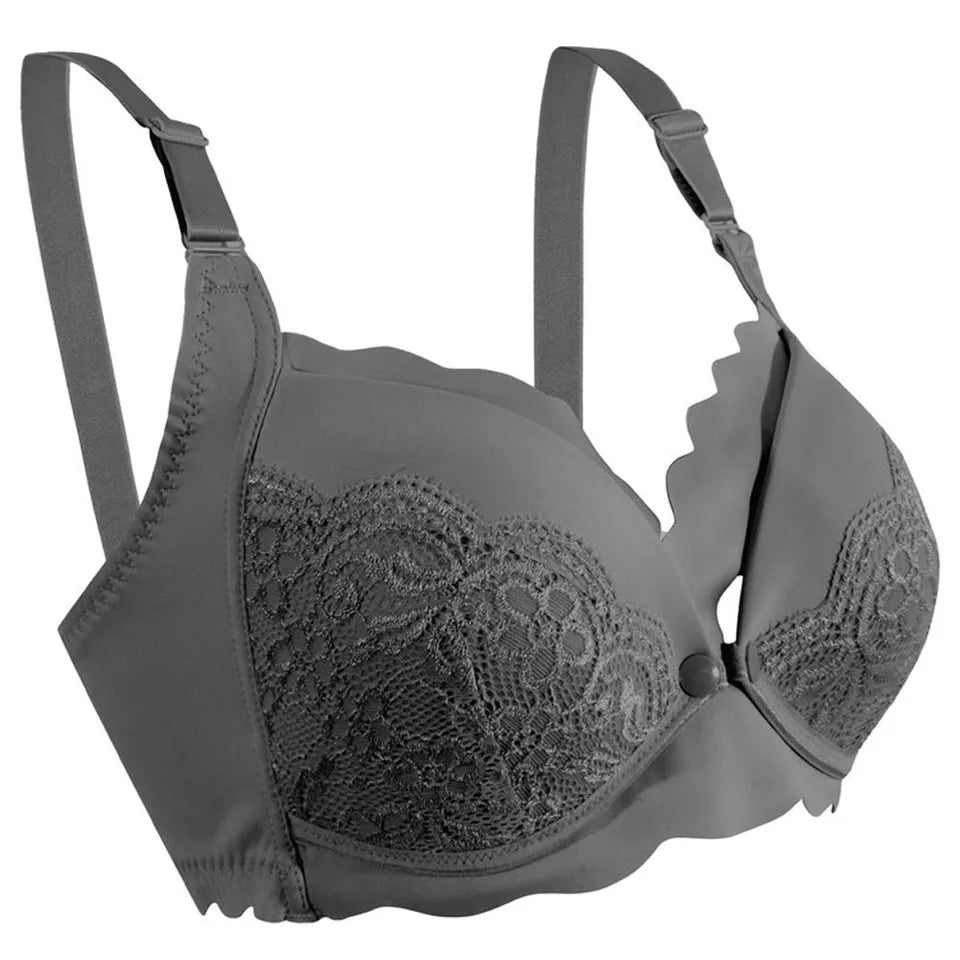 Okus - Elegant Seamless Maternity & Nursing Bra - Black Pack of 3