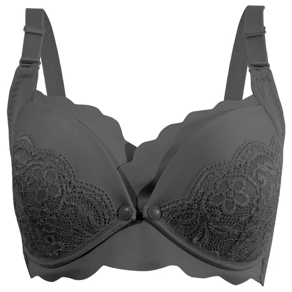 Okus - Elegant Seamless Maternity & Nursing Bra - Black Pack of 3