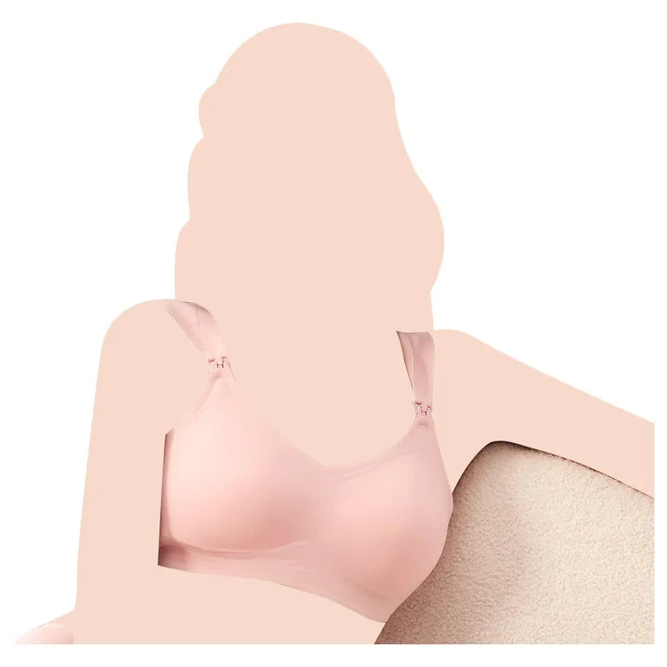 Okus - Elegant Seamless Maternity & Nursing Bra - Black Pack of 3
