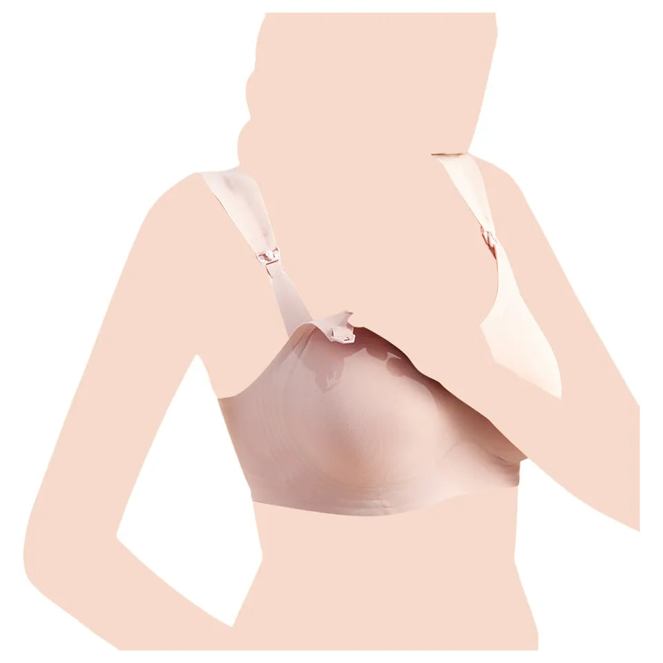 Okus - Elegant Seamless Maternity & Nursing Bra - Black Pack of 3